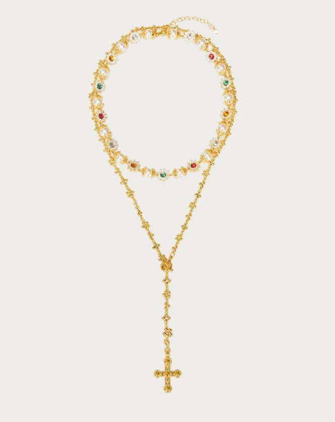 Daisy Molecule Necklace Set
| En Route Jewelry | En Route Jewelry