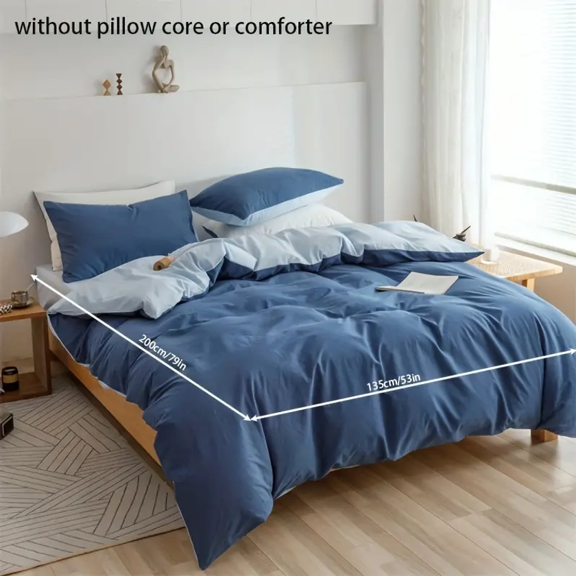 Duvet Cover Set Brushed Microfiber Duvet Pillowcases - Temu Australia