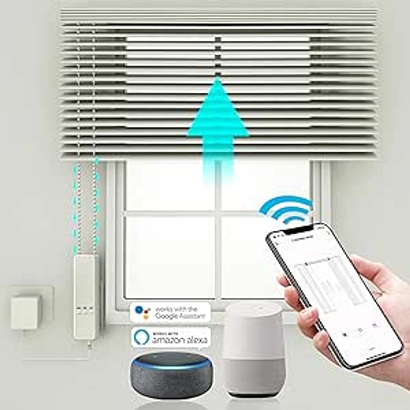 Quoya Smart Electric Chain Blinds Motor, WiFi Roller Blind Driver, Compatible with Alexa Google Home Voice Control, Tuya Smart Life App (MC08, One Motor) : Amazon.co.uk: Home & Kitchen