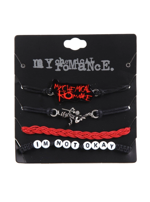 My Chemical Romance Cord Bracelet Set