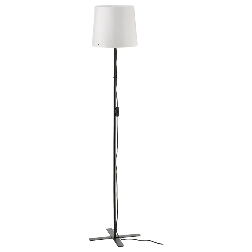 BARLAST Lampadaire, noir/blanc, 150 cm - IKEA