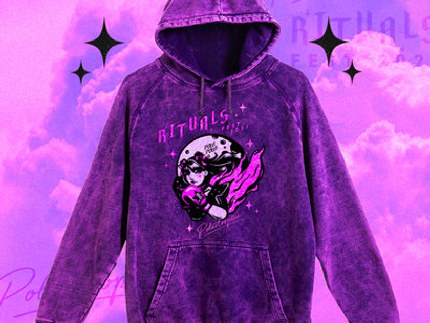 POW POW HOODIE - PURPLE from POLARTROPICA