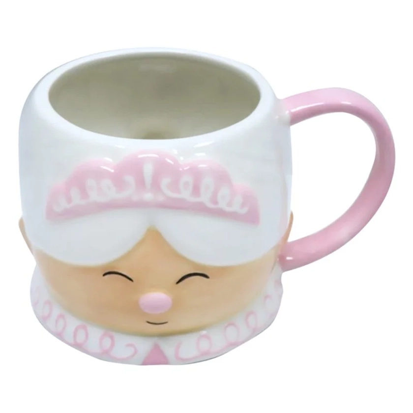 Mrs. Claus' Bakery Pink Ceramic Mrs. Claus Mug, 22oz