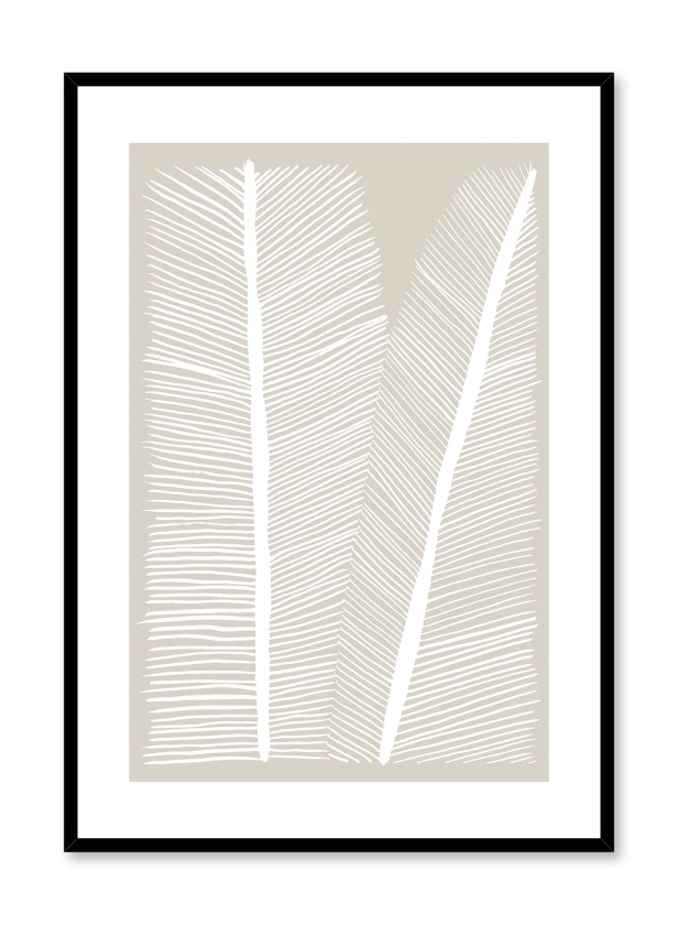 Feathered | White Sparse Feathers Illustration by Opposite Wall