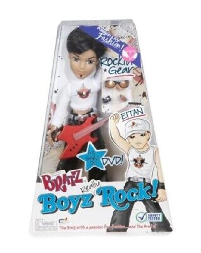 Bratz Boyz Really Rock Eitan Mint Condition NRFB 10" Male Fashion Doll