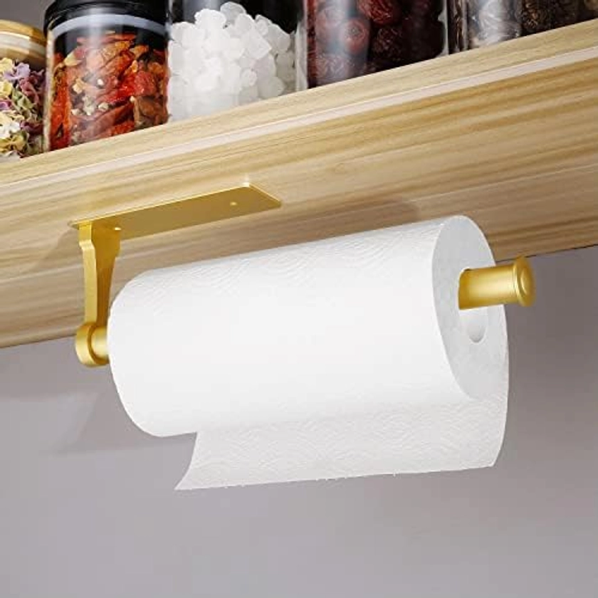 Amazon.com: Paper Towel Holder,Paper Towel Holder Under Cabinet Bulk- Self-Adhesive,Paper Towel Holder Wall Mount Both Available in Adhesive and Screws,Stainless Steel Paper Towel Holder Sturdy and Durable : Home & Kitchen