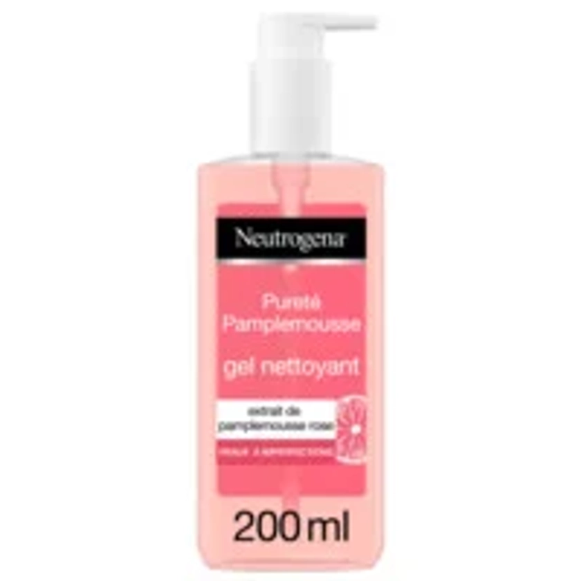 Gel Nettoyant Visibly Clear, parfum Pamplemousse rose NEUTROGENA : le flacon de 200 mL à Prix Carrefour