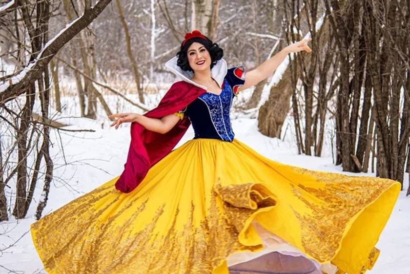 Snow White Royal Inspired Disney Princess Disney Ballgown - Etsy