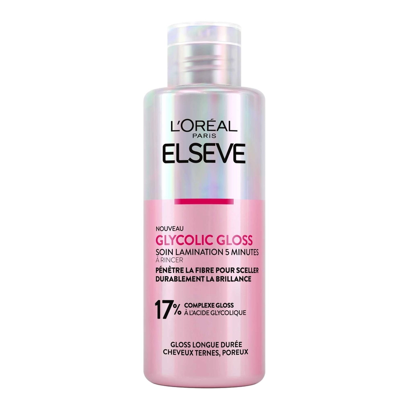 Elseve Glycolic Gloss Soin Lamination Gloss 5 minutes - L'Oréal Paris