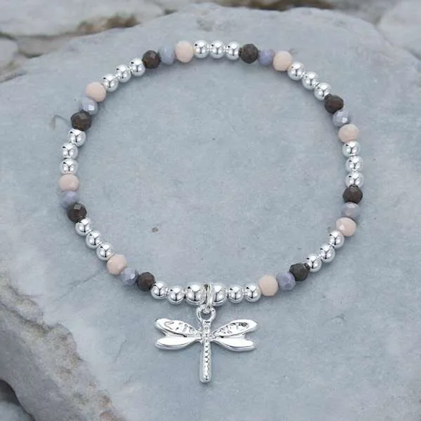 Mixed Bead Dragonfly Bracelet - Julia Rose Gifts and Accessories