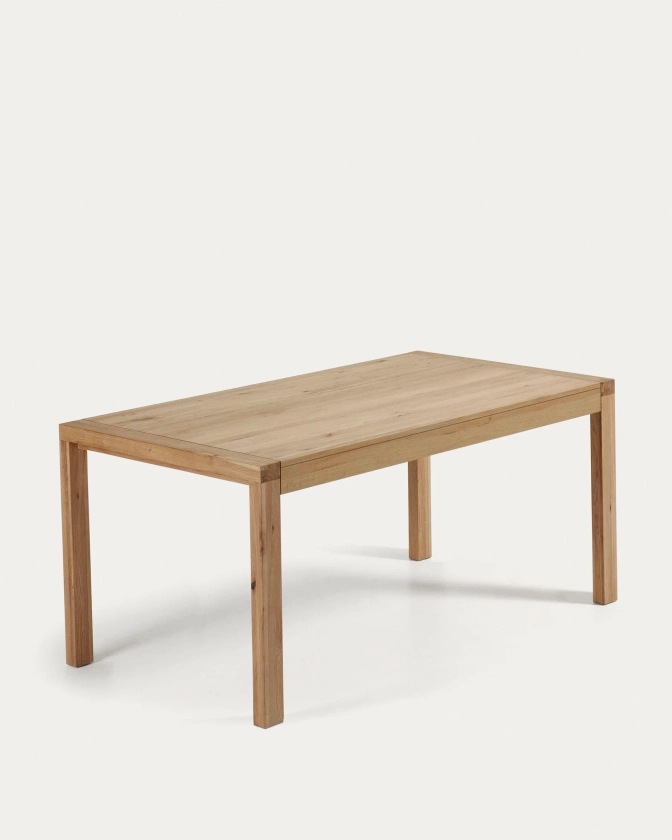 Table extensible Briva placage de chêne finition naturelle 180 (230) x 90 cm | Kave Home