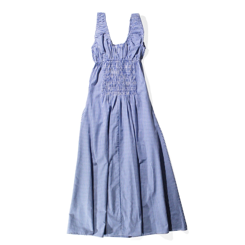 Toit Volant Bella Dress in Blue White