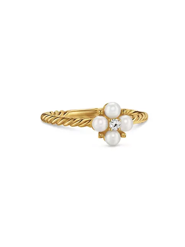 Petite Modern Renaissance Ring in 18K Yellow Gold