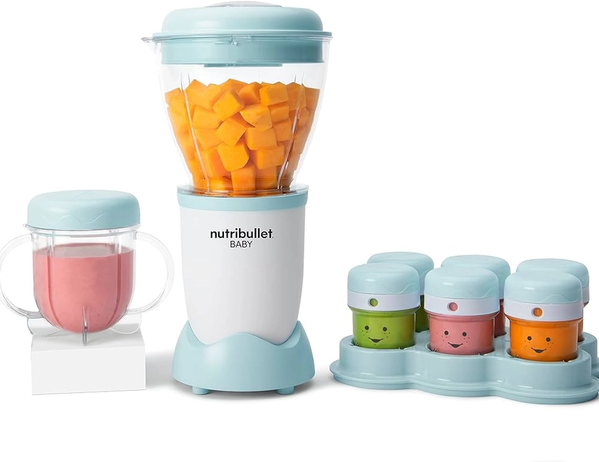 nutribullet blender 1412 Baby Food maker with date markers, White, One size : Amazon.co.uk: Baby Products