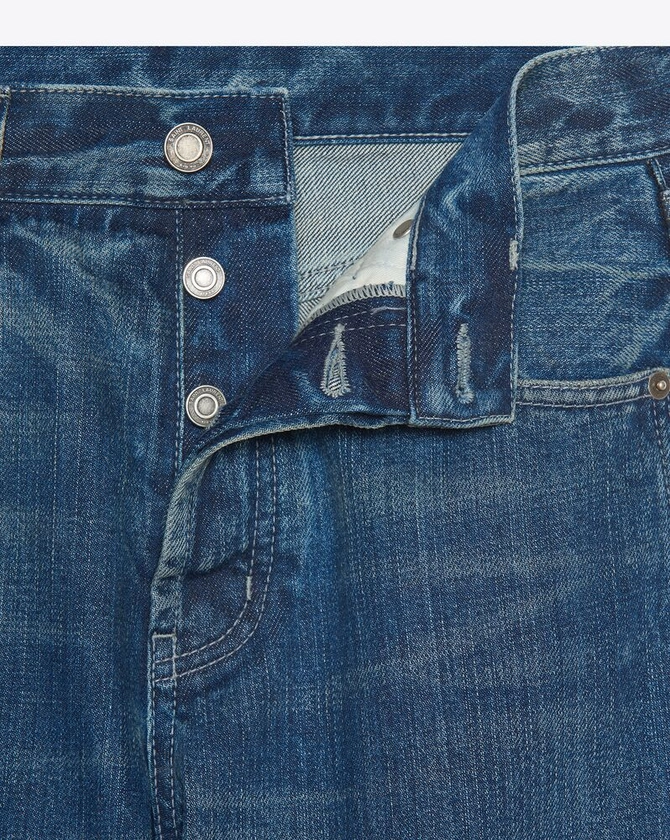 authentic jeans in rain blue denim | Saint Laurent | YSL.com