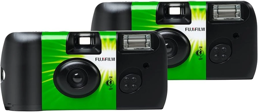 Fujifilm QuickSnap Flash 400 One-Time-Use Camera - 2 Pack