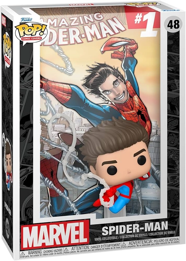 Funko Pop! Comic Cover: Marvel - The Amazing Spider-Man #1 - Figurine en Vinyle à Collectionner - Idée de Cadeau - Produits Officiels - Jouets pour Les Enfants et Adultes - Marvel Fans : Amazon.fr: Jeux et Jouets