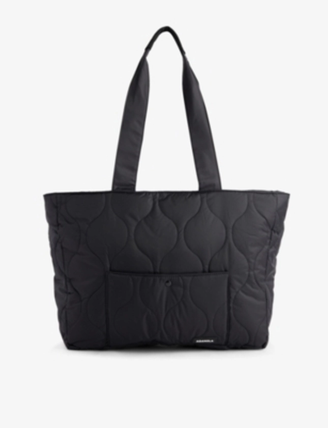 ADANOLA - Quilted logo-print recycled-nylon tote bag | Selfridges.com