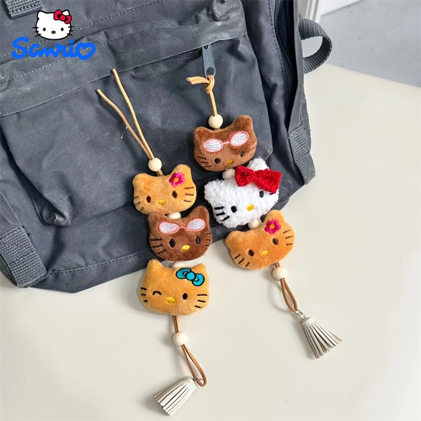 Licensed * Plush Keychains, Set Of 3, Cute Bag Charms For Backpacks, Phone, Car Keys, Luggage, Travel Accessories, Couple Gifts