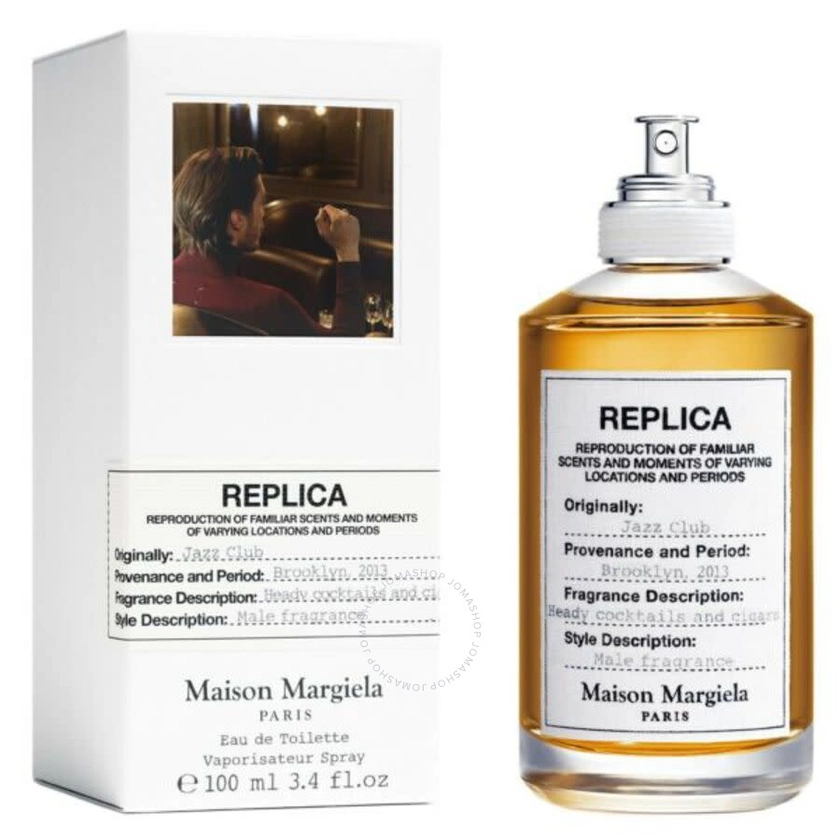 Maison Margiela Men's Replica Jazz Club EDT Spray 3.4 oz Fragrances 3605521932105