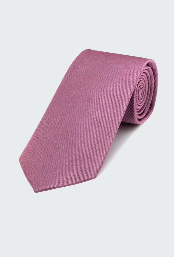 Pink Solid Tie | INDOCHINO