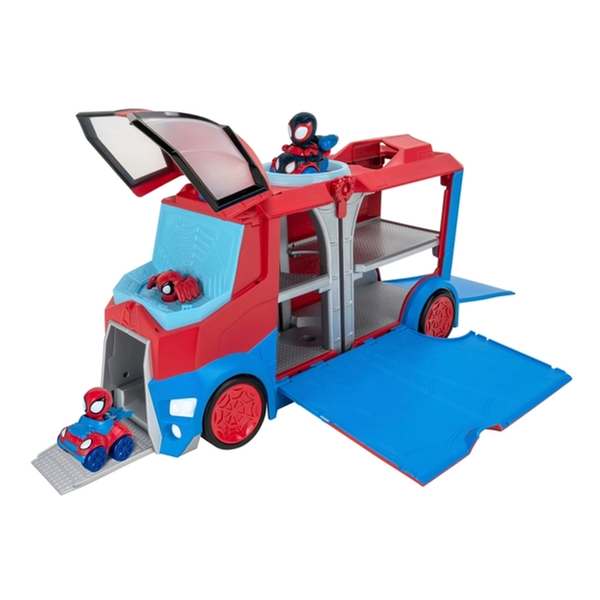 Marvel's Spidey and his Amazing Friends Spidey Transporter Vehicle Playset | Smyths Toys UK