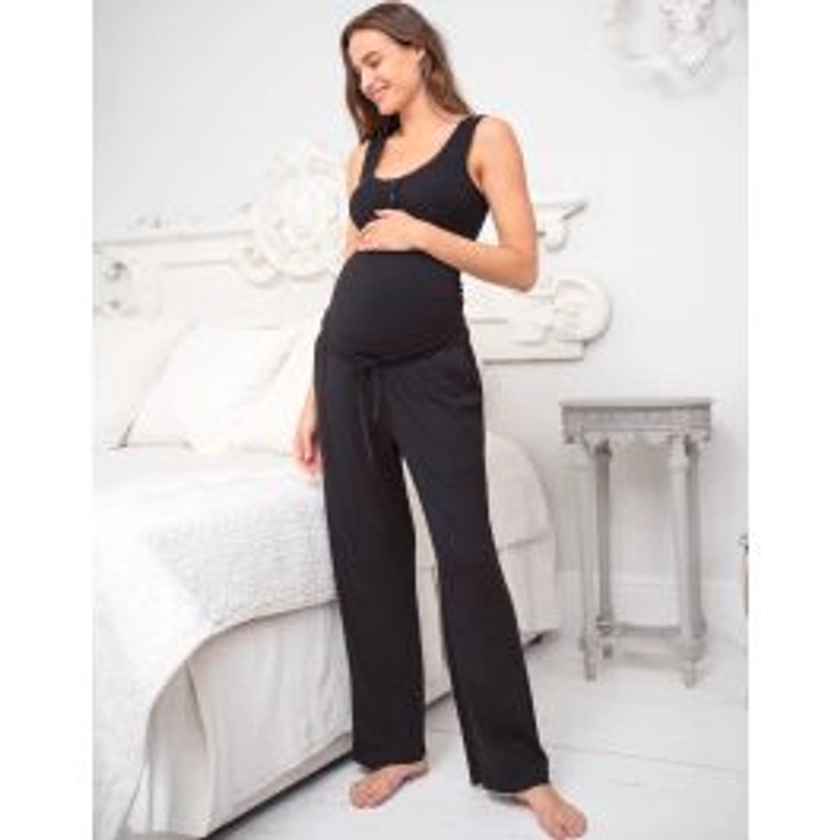 Jersey pyjama voor zwangerschap en borstvoeding