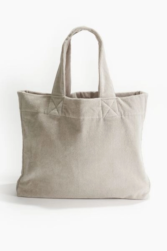 Cotton Terry Beach Bag - Green - Home All | H&M US