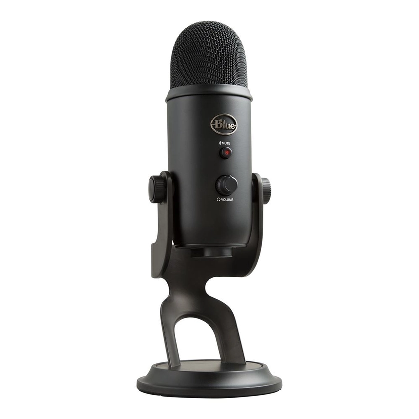 Microphone Blue Yeti filaire pour PC Mac Noir