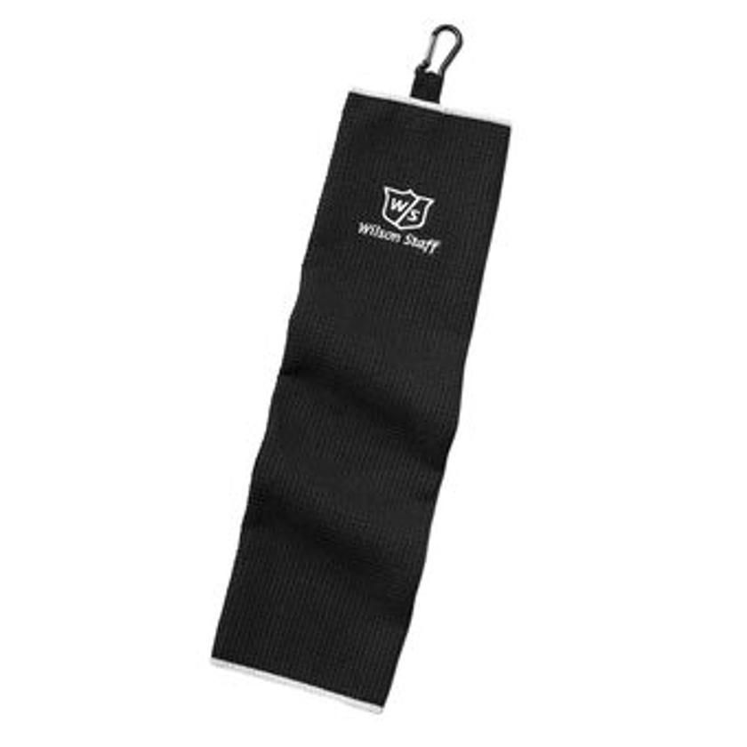 Wilson Staff Trifold Towel ONE SIZE BLACK | American Golf