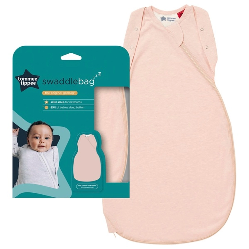 Tommee Tippee Baby Sleep Bag for Newborns 0-3 Months 1.0 Tog Blush | Smyths Toys UK