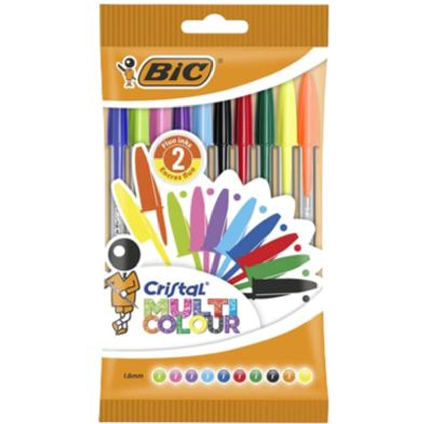 Bic Cristal Multicolour Pens, 10 PackDefault Title