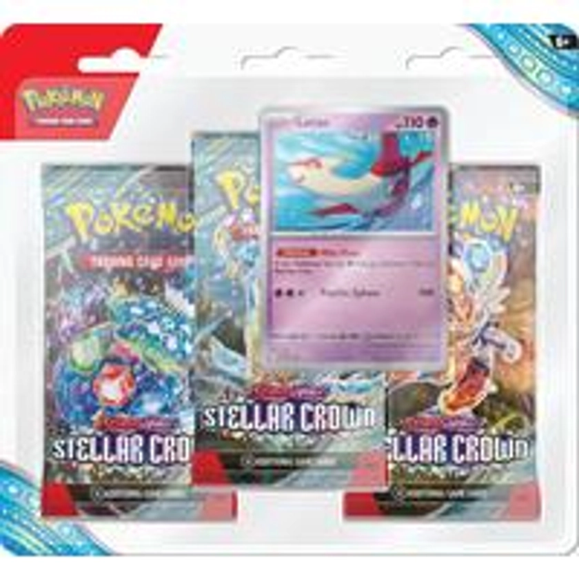 Pokemon Trading Card Game: Scarlet and Violet Stellar Crown Three Booster Blister