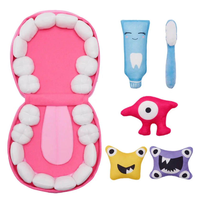 Jouets en Peluche Educatifs au Brossage des Dents pour Enfants