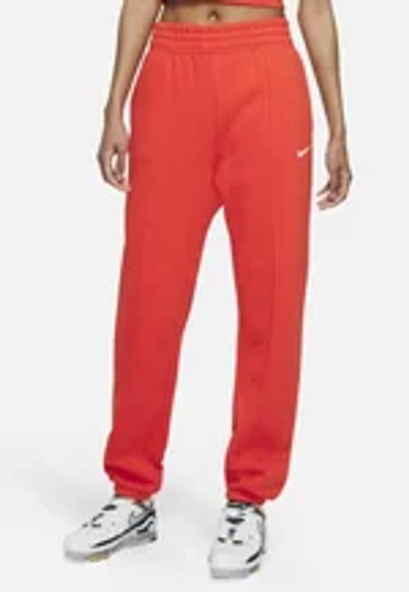 Nike Sportswear PANT - Pantalon de survêtement - chile red/white/rouge - ZALANDO.FR