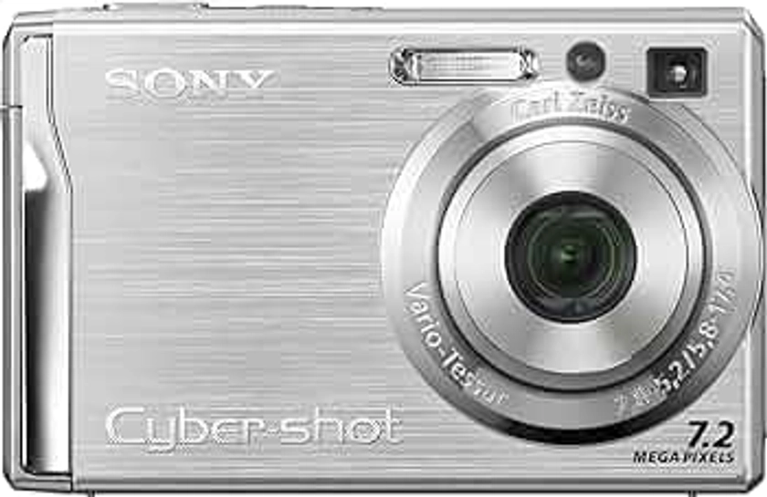 Sony Cybershot DSCW80 7.2MP Digital Camera with 3x Optical Zoom and Super Steady Shot (Silver) (OLD MODEL)