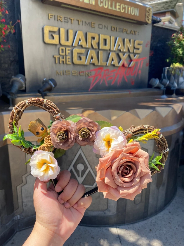 GROOT-INSPIRED Disney Ears BEIGE - Etsy