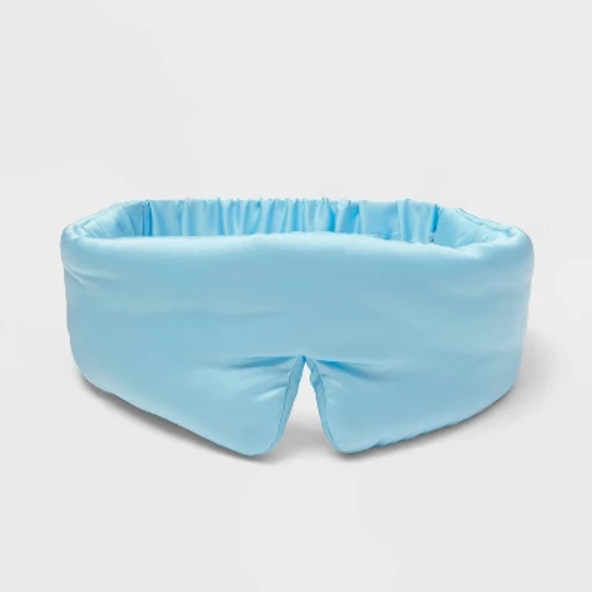 Women's Satin Eye Mask - Auden™ Blue One Size