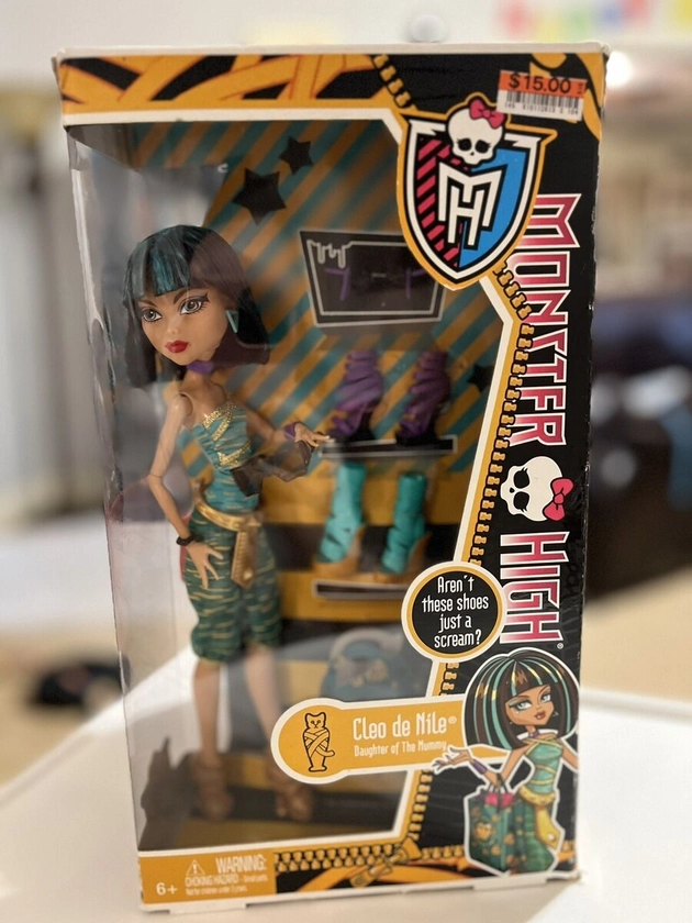 MONSTER HIGH I Love Shoes 2013 Cleo de Nile NIB NRFB RARE!