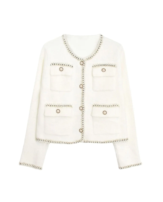 White Cardigan Jacket | Coventina Collection