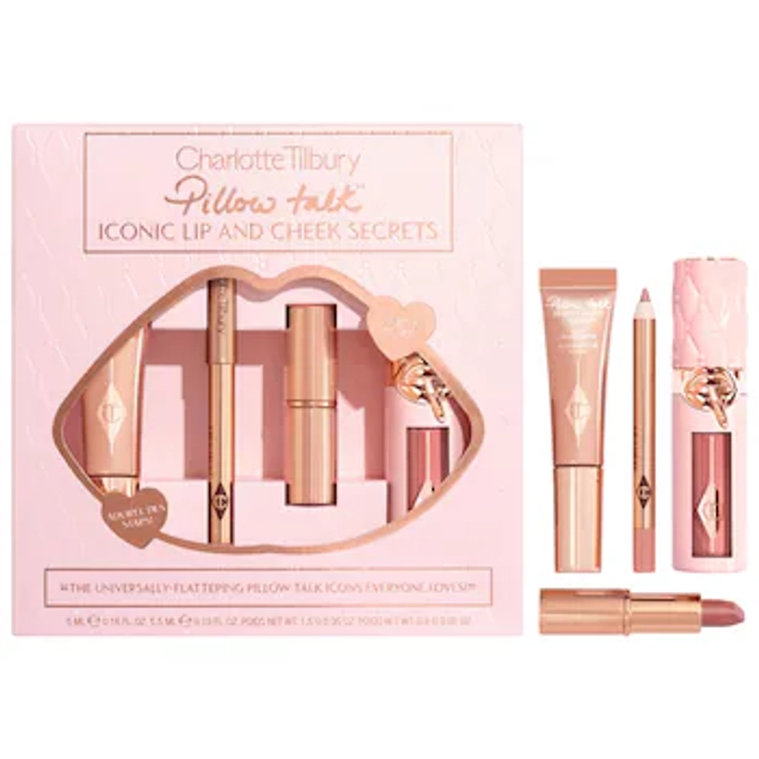 Pillow Talk Iconic Lip & Cheek Secrets Set - Charlotte Tilbury | Sephora