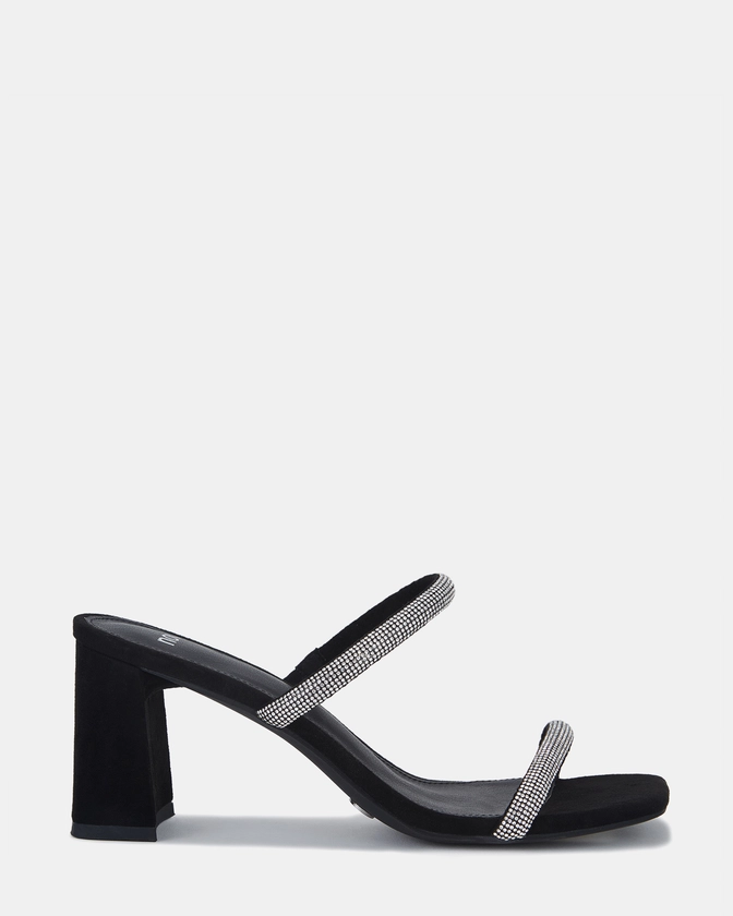UDELLA LUXE BLACK Block Heels | Buy Women's HEELS Online | Novo Shoes NZ