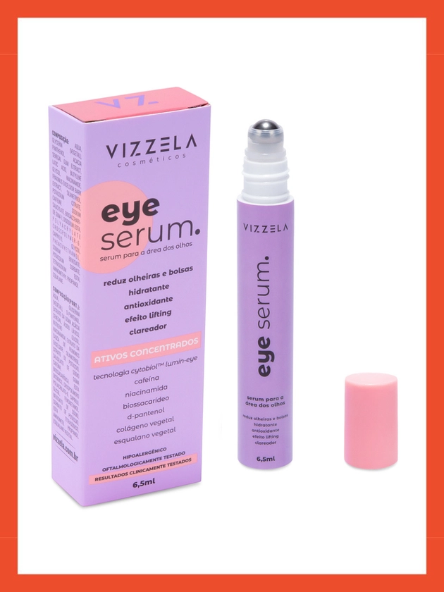 Eye Serum Remove Olheiras Vizzela Vegano | Shopee Brasil