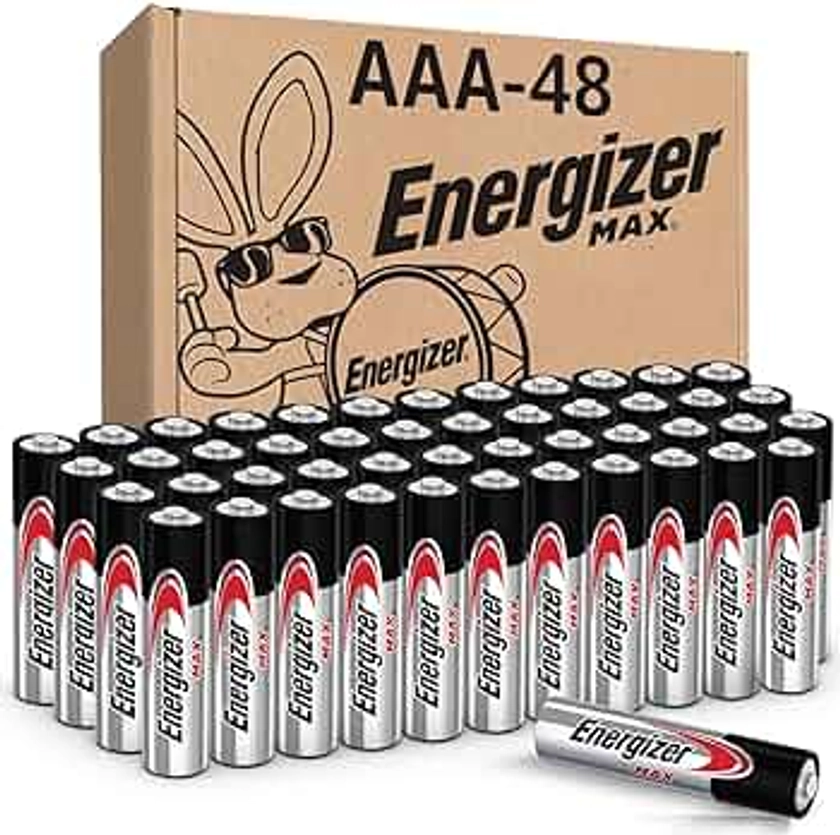 Energizer AAA Batteries, Triple A Battery Max Alkaline (48 Count) E92DP2-24