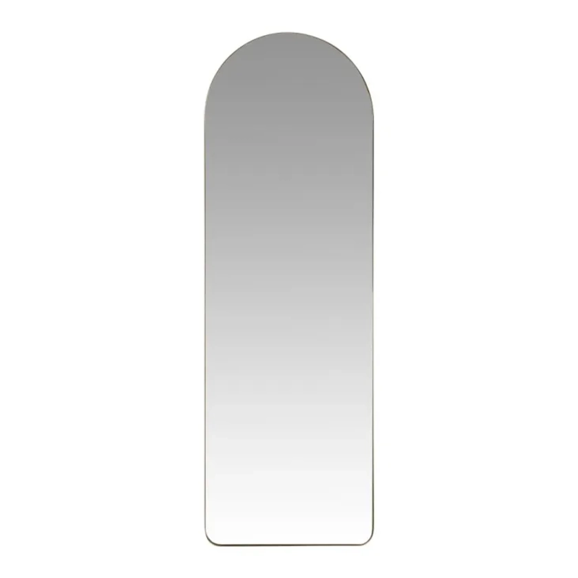 Miroir arche en métal doré 40x120