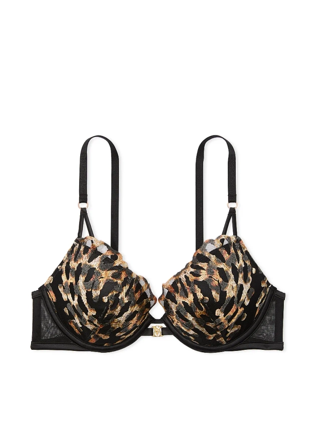 Kopen Kanten push-up-bh met glanzende kettingbandjes – Bestel Bh's online 5000000022 – Victoria's Secret 