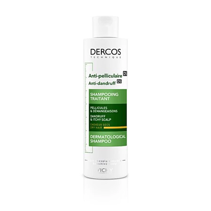 Dercos Shampoing Traitant Antipelliculaire DS Cheveux Secs 200 ml