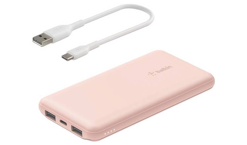 Belkin 10000mAh Portable Power Bank - Rose Gold