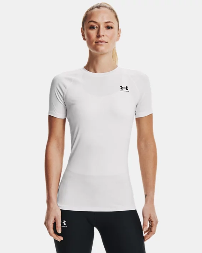 Tee-shirt à manches courtes HeatGear® Compression pour femme | Under Armour