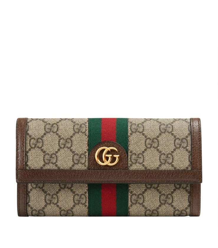 Womens Gucci neutrals Canvas Ophidia GG Continental Wallet | Harrods # {CountryCode}